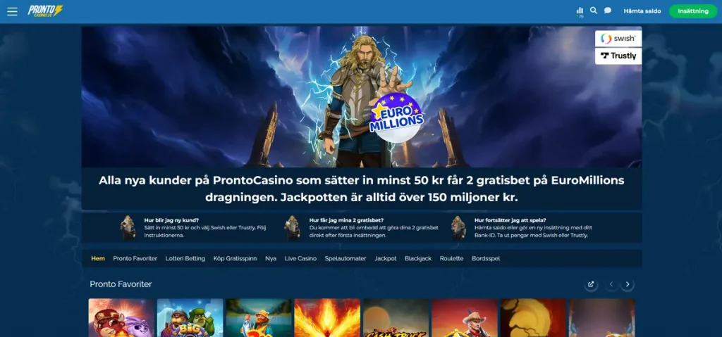 pronto casino